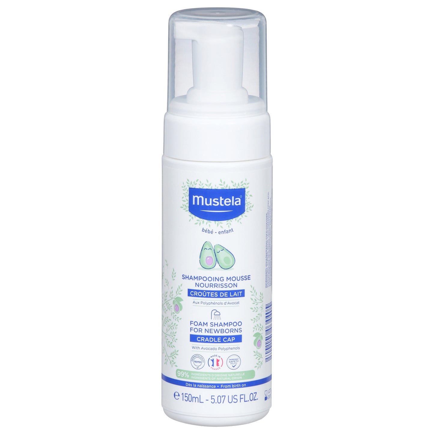 Mustela - Shampoo Foam Newborns - Ea Of 1-5.07 Fz