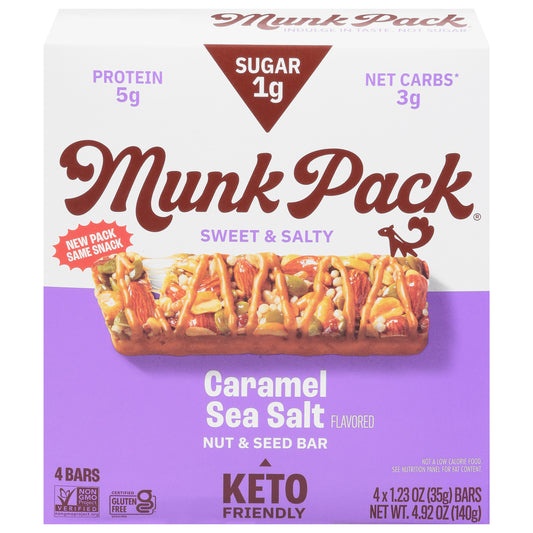 Munk Pack - Keto Nt&sd Caramel Ssalt - Cs Of 6-4/1.23oz