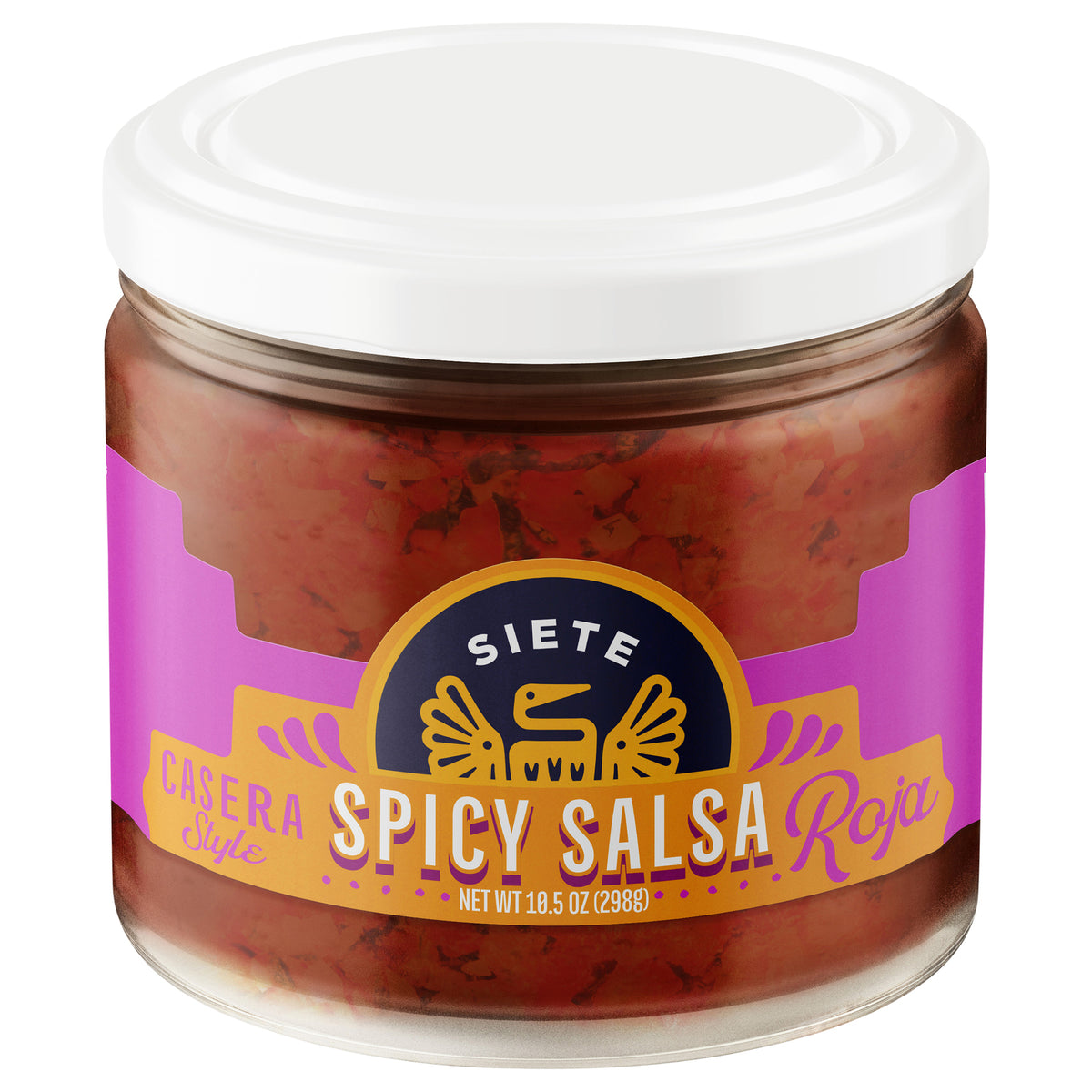 Siete - Casera Spicy Salsa - Cs Of 6-10.5 Oz