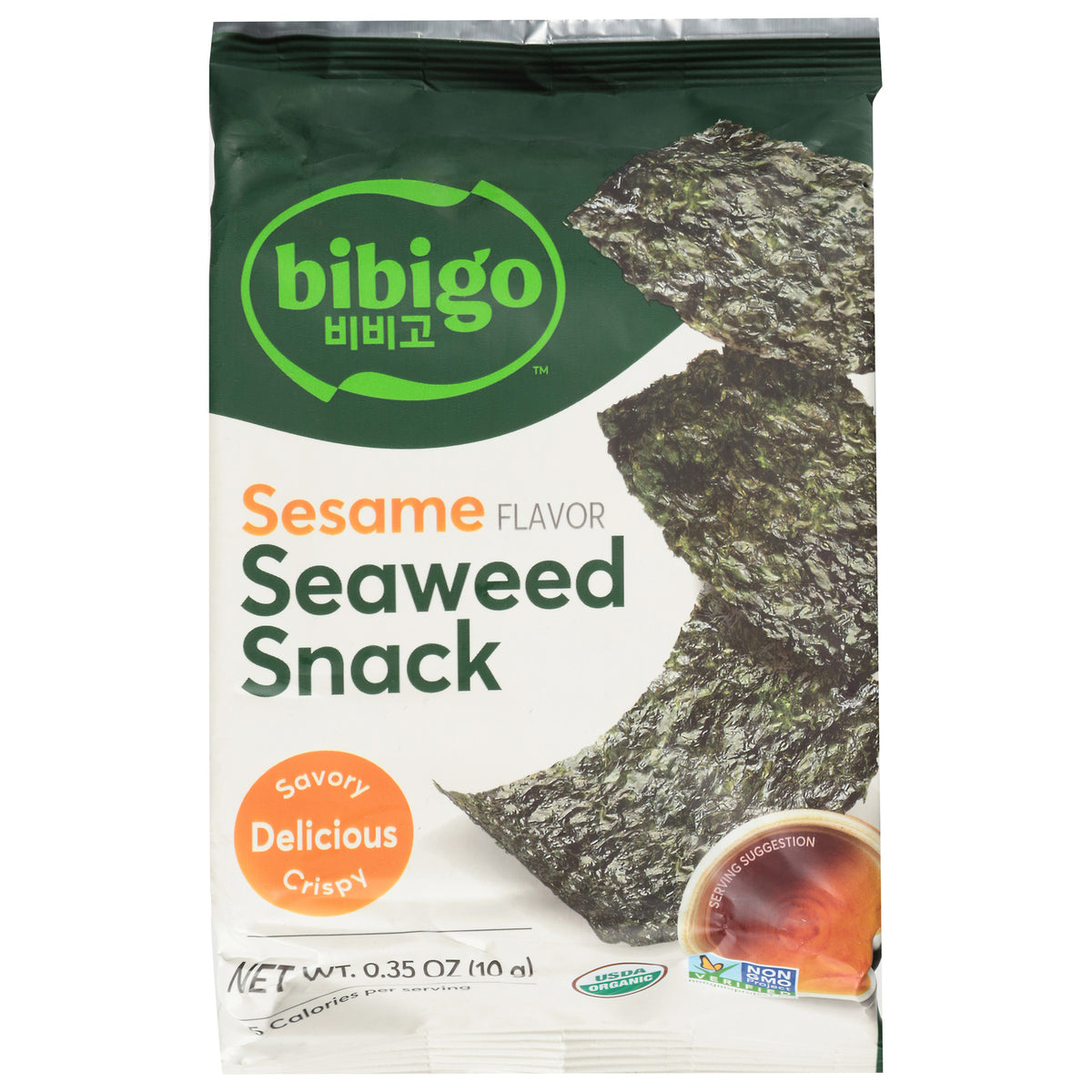 Bibigo - Seaweed Og2 Snack Sesame - Cs Of 12-.35 Oz