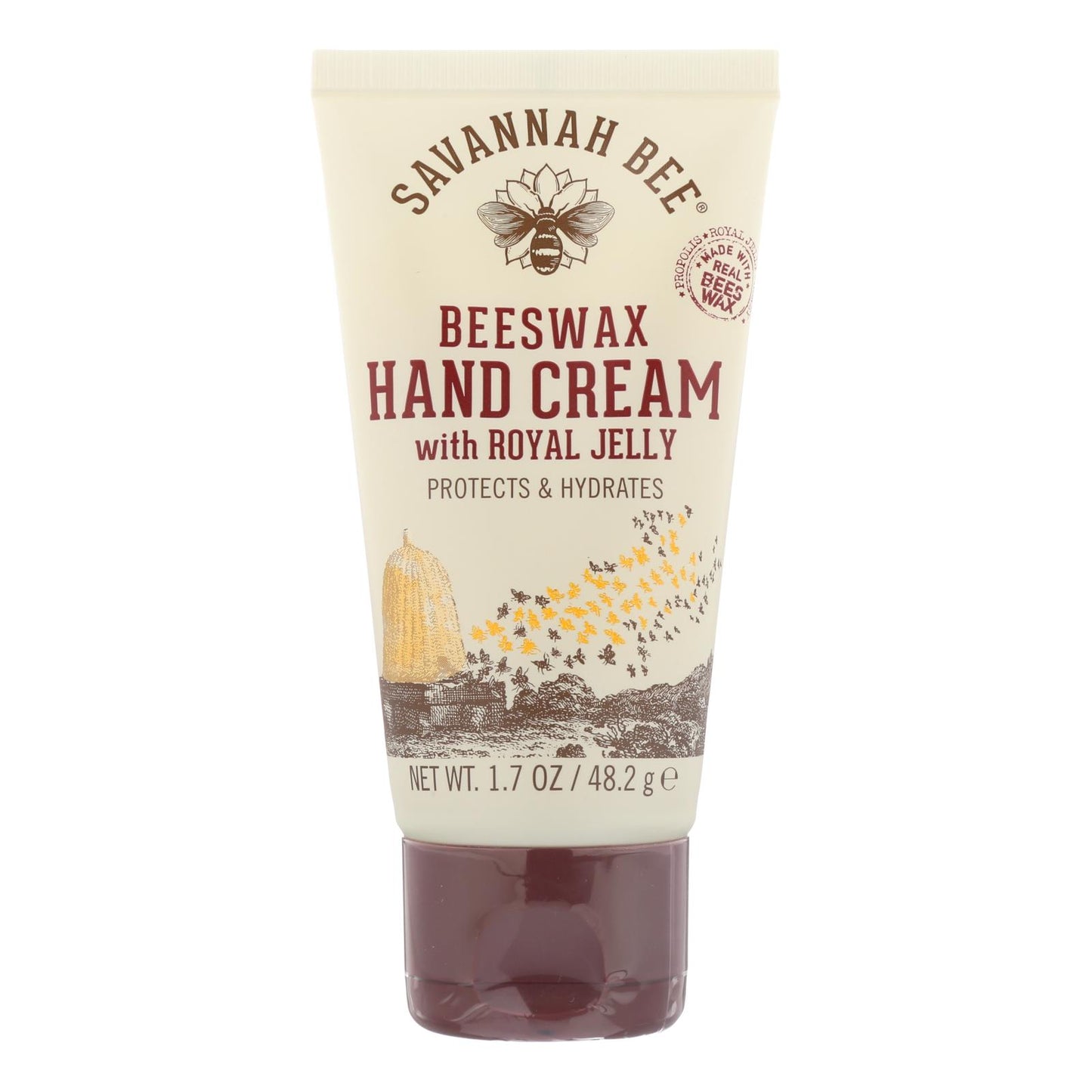 Savannah Bee - Handcream Beeswax Tube - Ea Of 1-1.7 Oz