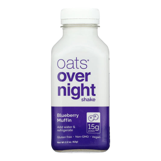 Oats Over Night - Shk Ovrnt Oat Blubry Mufn - Cs Of 10-2.2 Oz