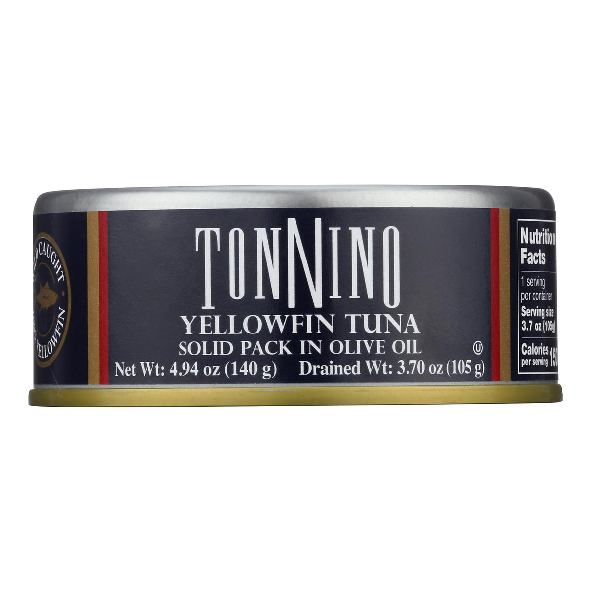 Tonnino Tuna Light - Olive Oil - Case Of 12 - 4.9 Oz.