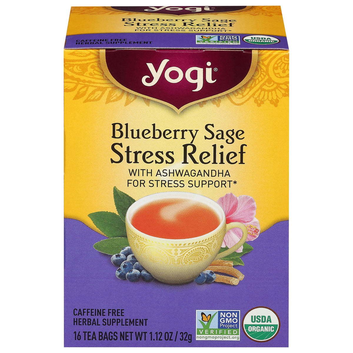 Yogi - Tea Og2 Blueberry Sage - Cs Of 6-16 Bag