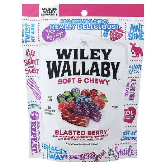 Wiley Wallaby - Licorice Blasted Berry - Cs Of 10-10 Oz