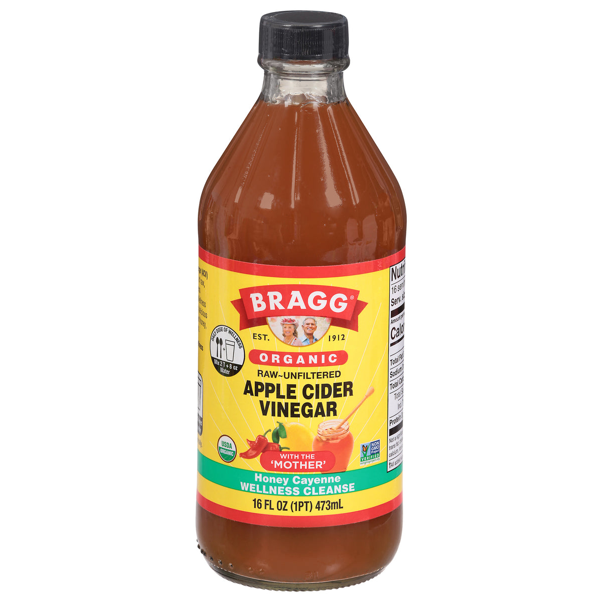 Bragg - Acv Og2 Honey Cayenne - Cs Of 12-16 Fz