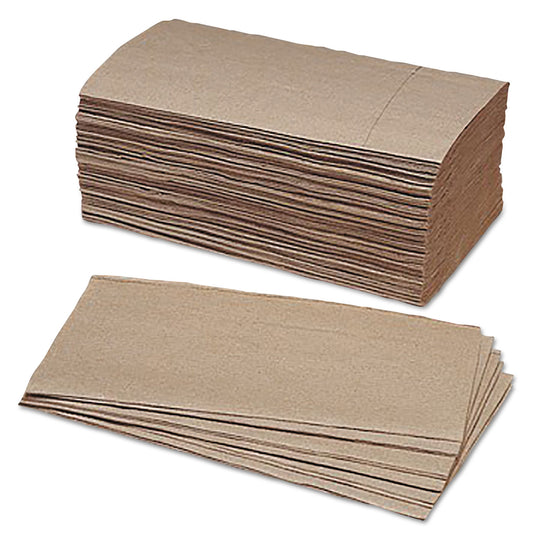 AbilityOne 8540013590798, SKILCRAFT Recycled Paper Towels, 1-Ply, 9.25 x 5.38, Kraft, 250/Bundle, 16 Bundles/Box