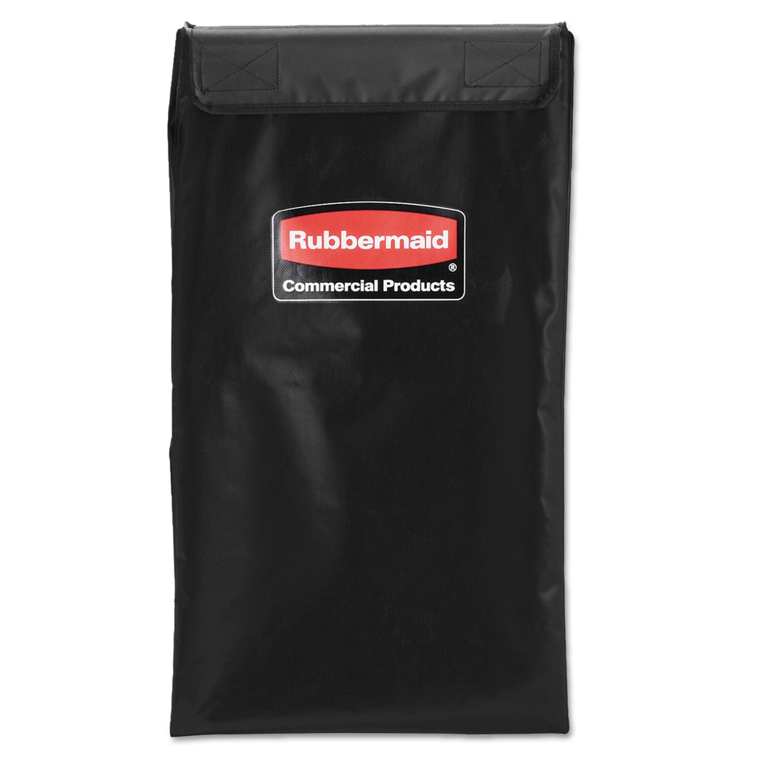 4 Bushel Collapsible X-Cart Bag for Rubbermaid Commercial 1881749 and 1881781, 5 cu ft, 22.08" x 15.33" x 27.33", Black (RCP1881782)