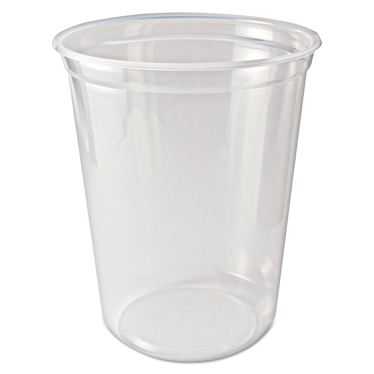 Fabri-Kal Microwavable Deli Containers, 32 oz, 4.6 Diameter x 5.6 h, Clear, Plastic, 500/Carton (FABPK32TC)
