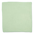 Rubbermaid Commercial Microfiber Cleaning Cloths, 16 x 16, Green, 24/Pack (RCP1820582)