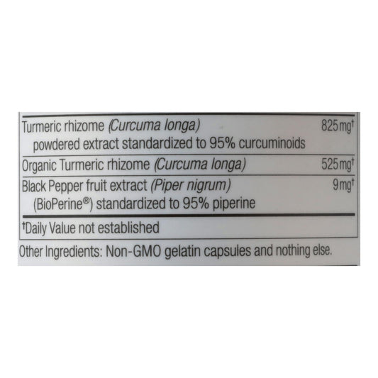 Oregon's Wild Harvest Turmeric Herbal Supplement  - 1 Each - 120 Vcap