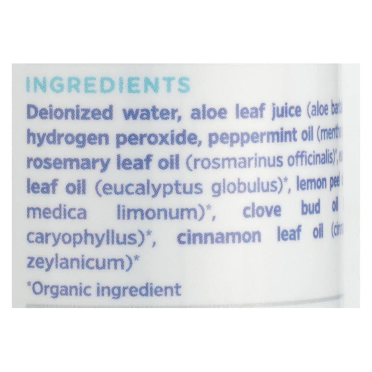 Essential Oxygen Brushing Rinse - Organic - Peppermint - 3 Oz