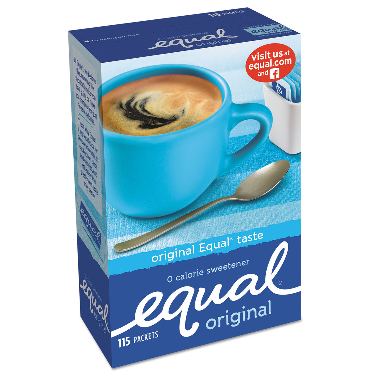 Equal Zero Calorie Sweetener, 1 g Packet, 115/Box (OFX20015445)