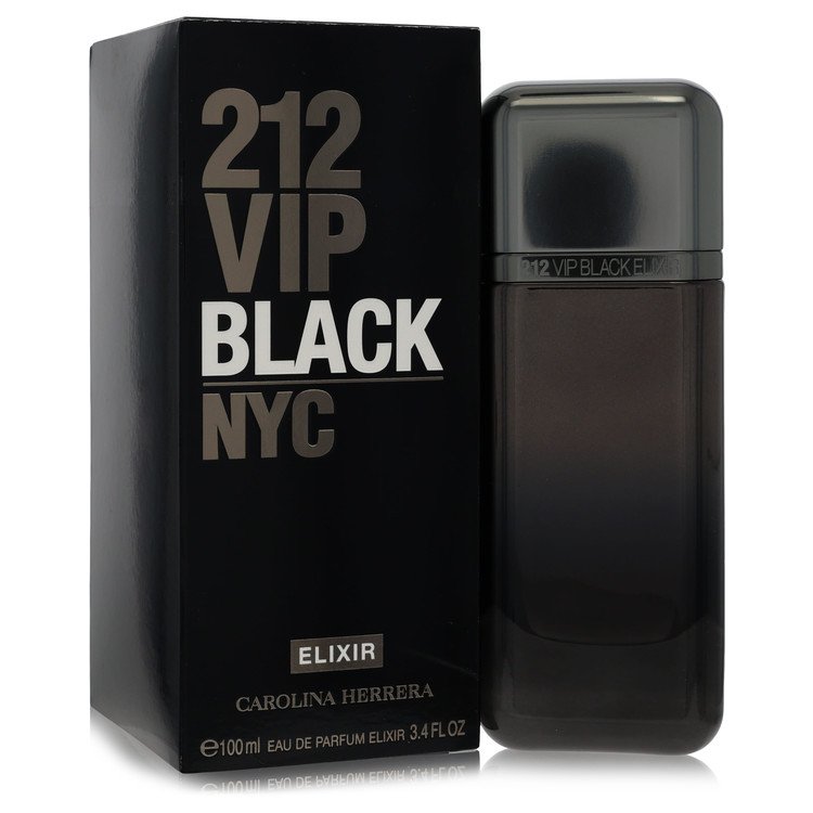 212 VIP Black Elixir by Carolina Herrera Eau De Parfum Spray 3.4 oz for Women
