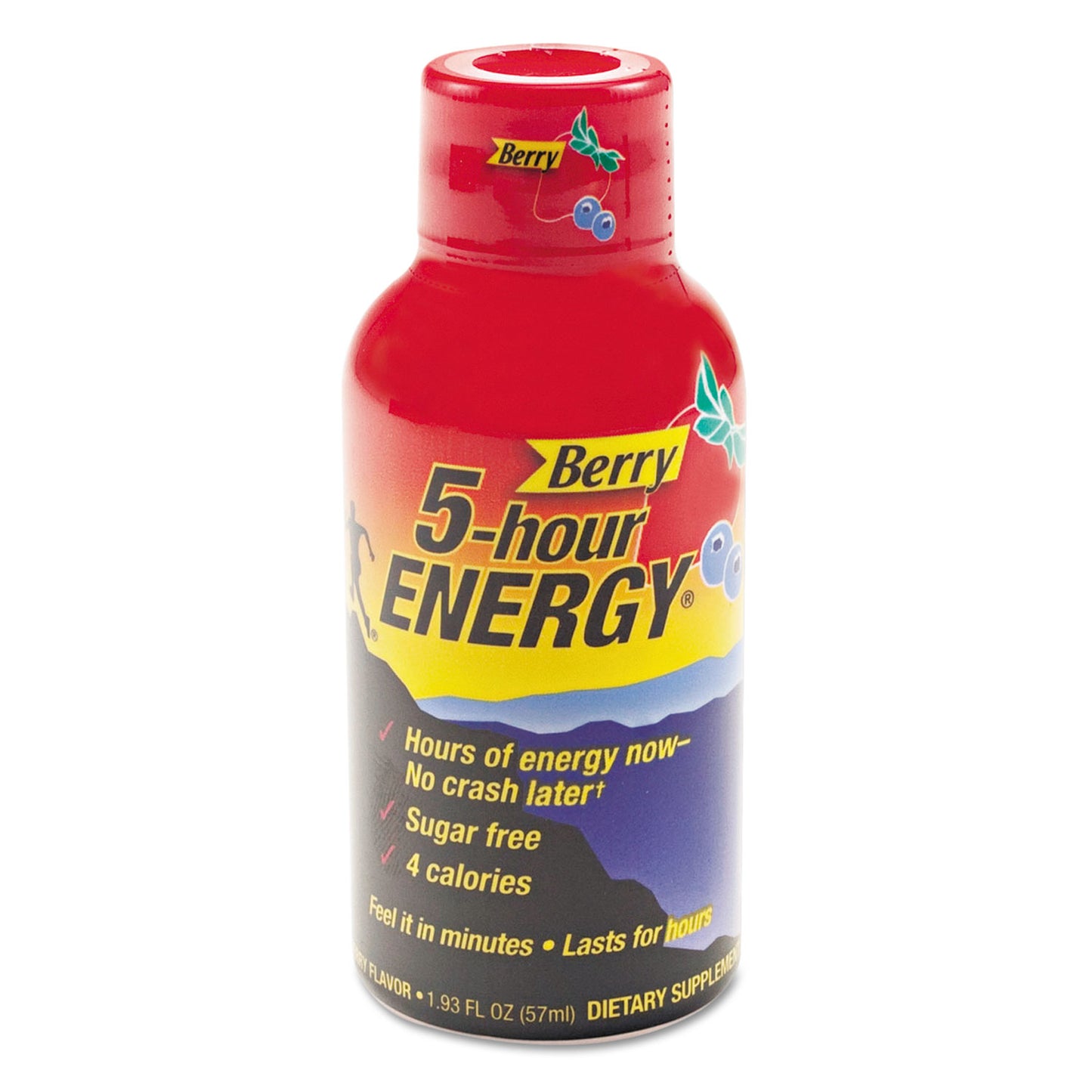 5-hour ENERGY Energy Drink, Berry, 1.93oz Bottle, 12/Pack (AVTSN500181)