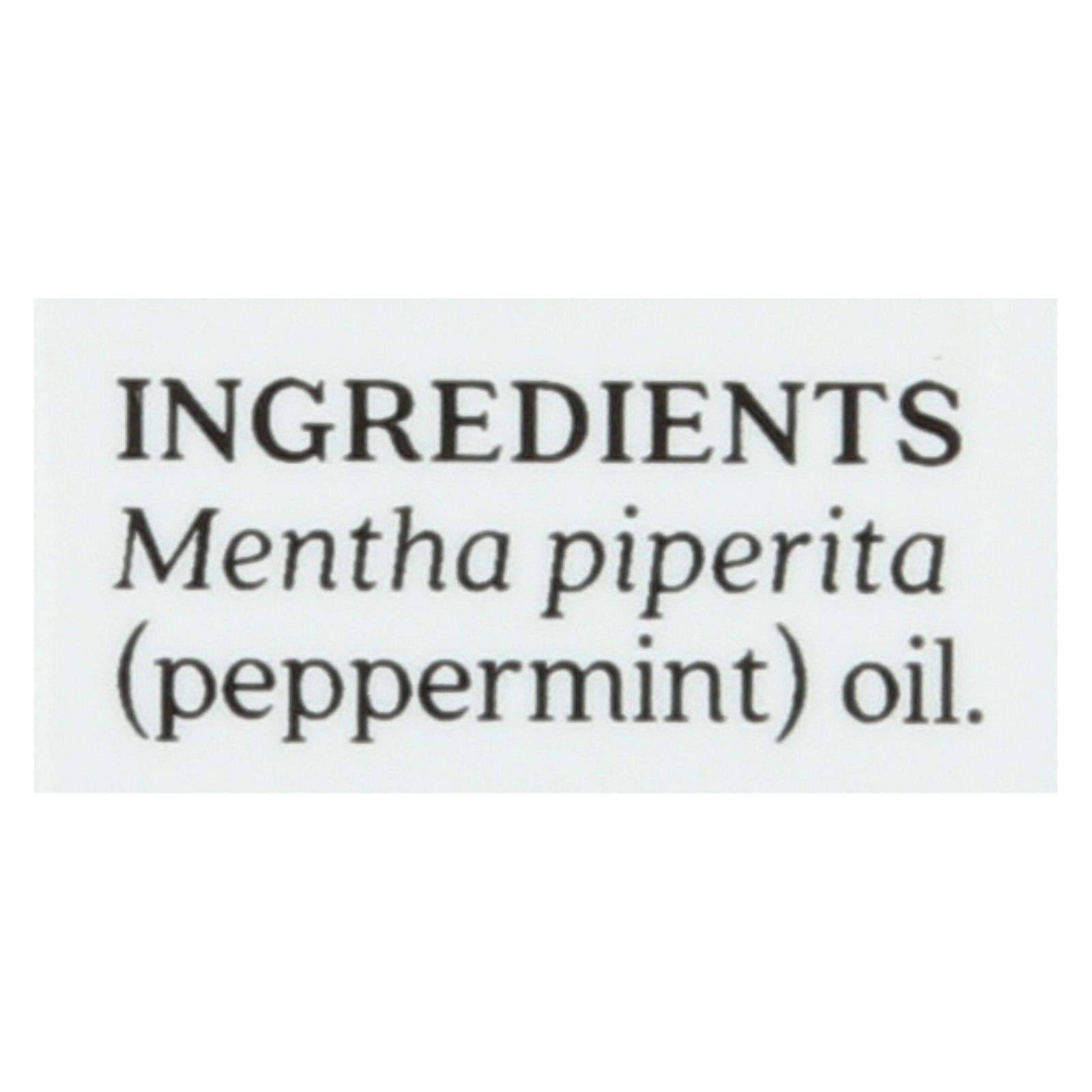 Aura Cacia - Essential Oil - Peppermint Sweet - Case Of 1 - .50 Fl Oz.