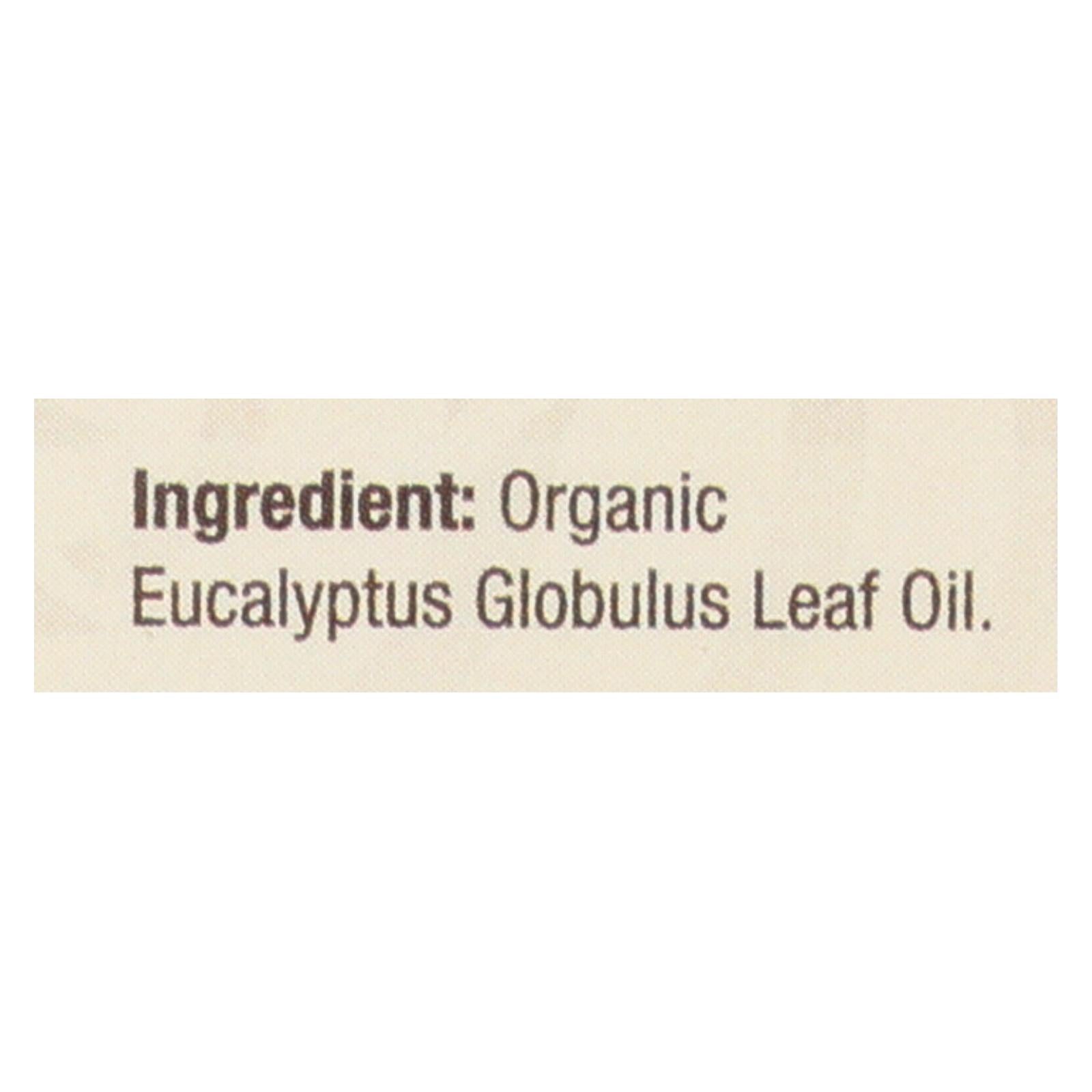 Nature's Answer - Organic Essential Oil - Eucalyptus - 0.5 Oz.