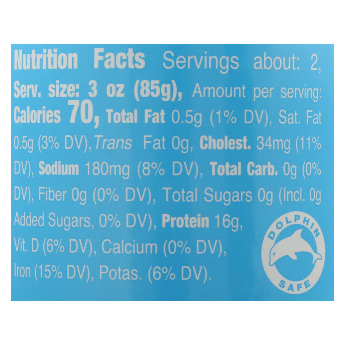 Tonnino Tuna Fillets - Spring Water - Case Of 6 - 6.7 Oz.