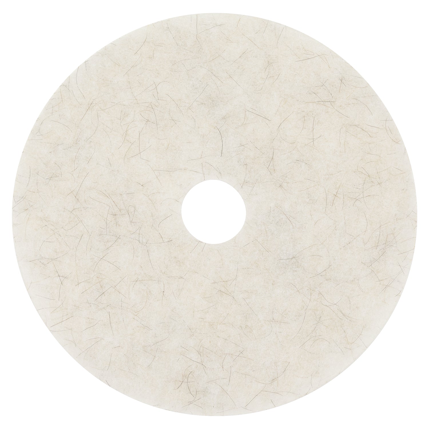 3M Ultra High-Speed Natural Blend Floor Burnishing Pads 3300, 20" Diameter, White, 5/Carton (MMM18210)