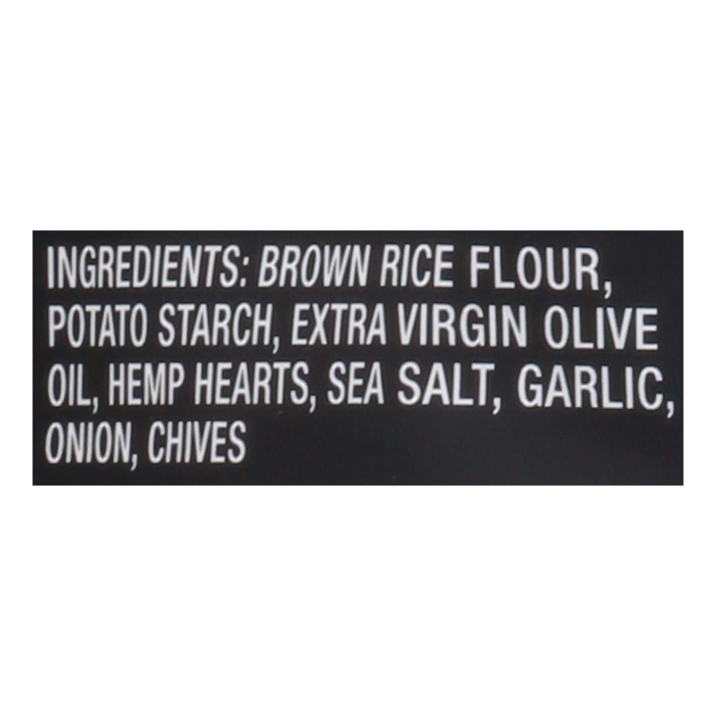 Every Body Eat - Snack Thins Chive/garlic - Case Of 6-4 Oz