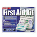 First Aid Only All-Purpose First Aid Kit, 21 Pieces, 4.75 x 3, Plastic Case (FAO110)