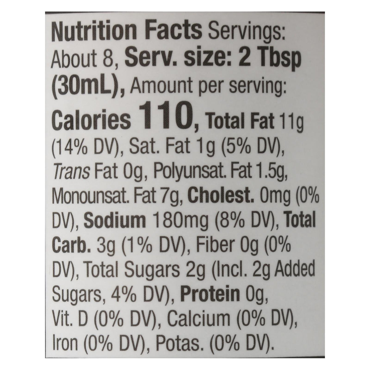 Primal Kitchen Vinagrette - Honey Mustard - Case Of 6 - 8 Oz.