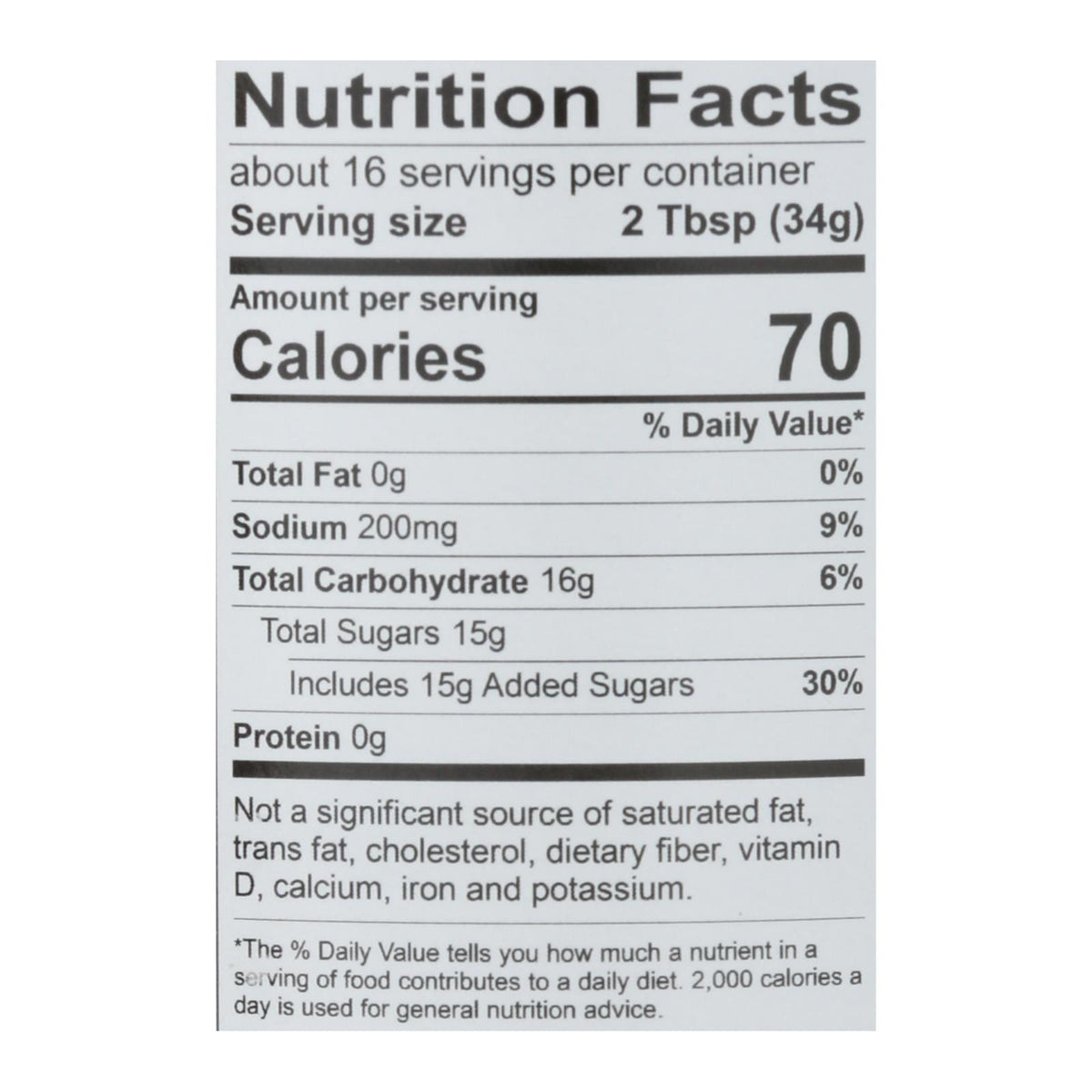 Rib Rack Bbq Sauce - Sweet Honey - Case Of 6 - 19 Oz.