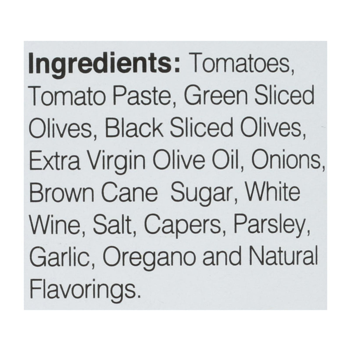 Cucina And Amore - Pasta Sauce - Puttanesca - Case Of 6 - 16.8 Oz.