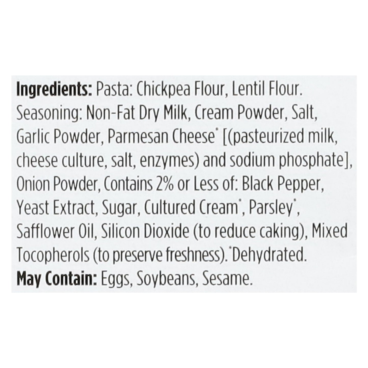Chickapea Pasta - Chkp Psta 1 Pot Crmy Gar - Cs Of 6-7 Oz