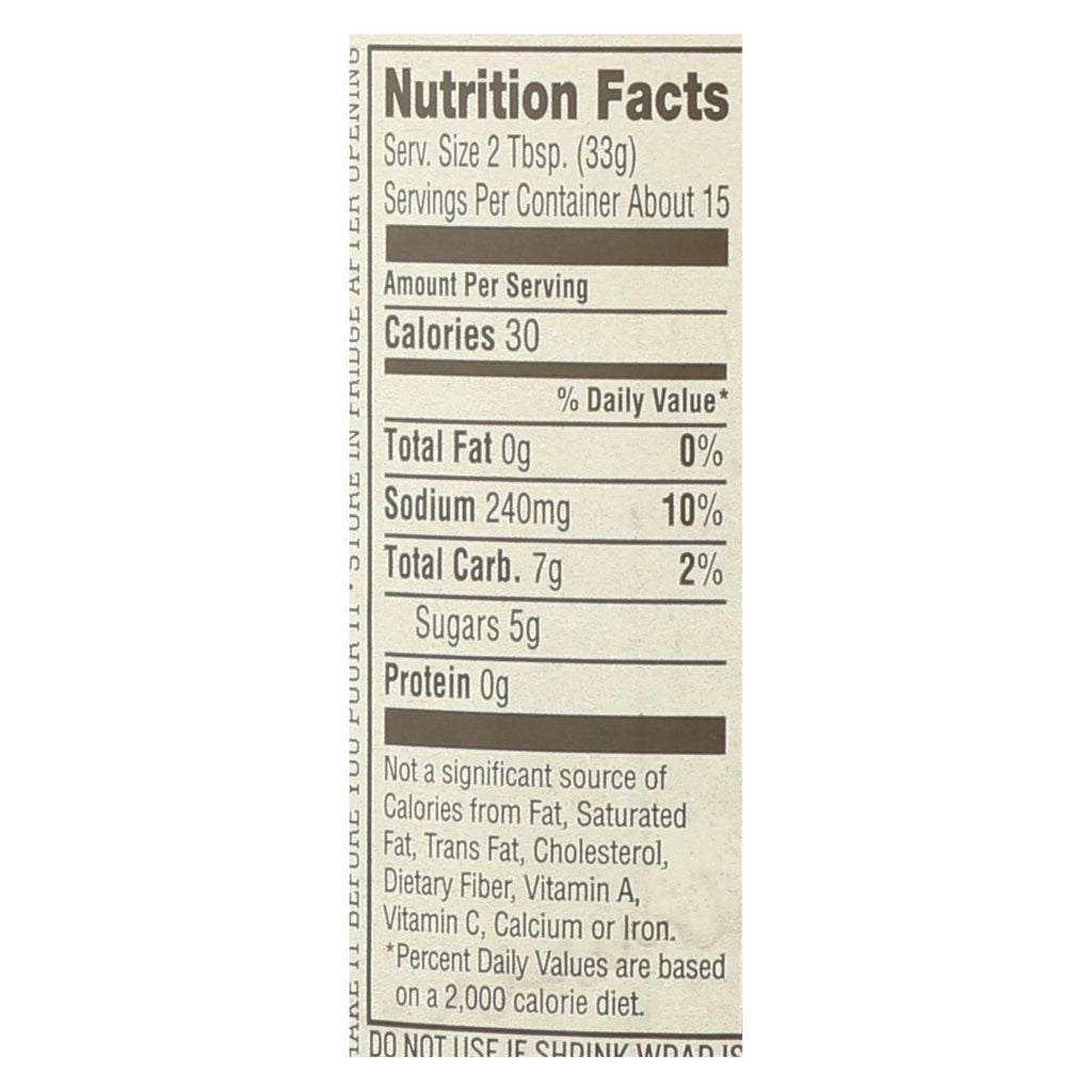 Stubb's Bbq Sauce - Original - Case Of 6 - 18 Oz.
