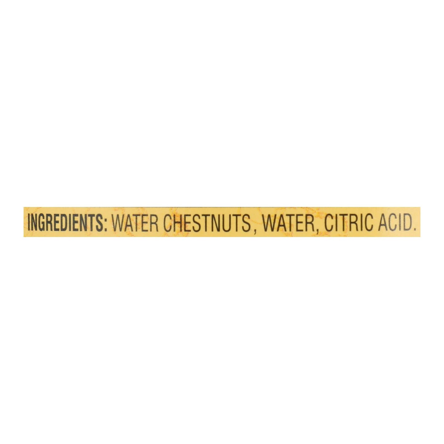 Reese Water Chestnuts - Sliced - Case Of 12 - 8 Oz.