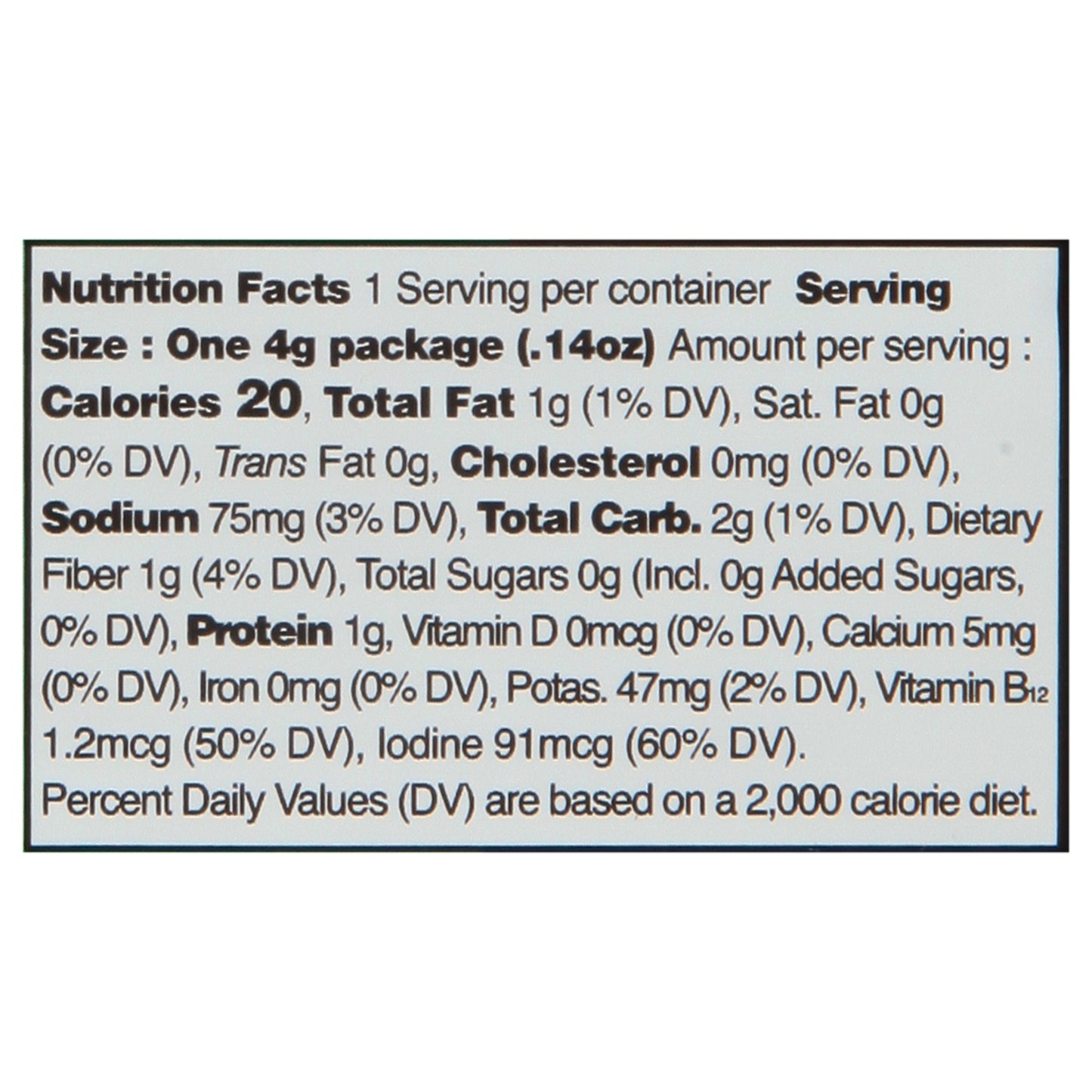 Ocean's Halo - Snack Og2 Seaweed Wasabi - Cs Of 20-.14 Oz