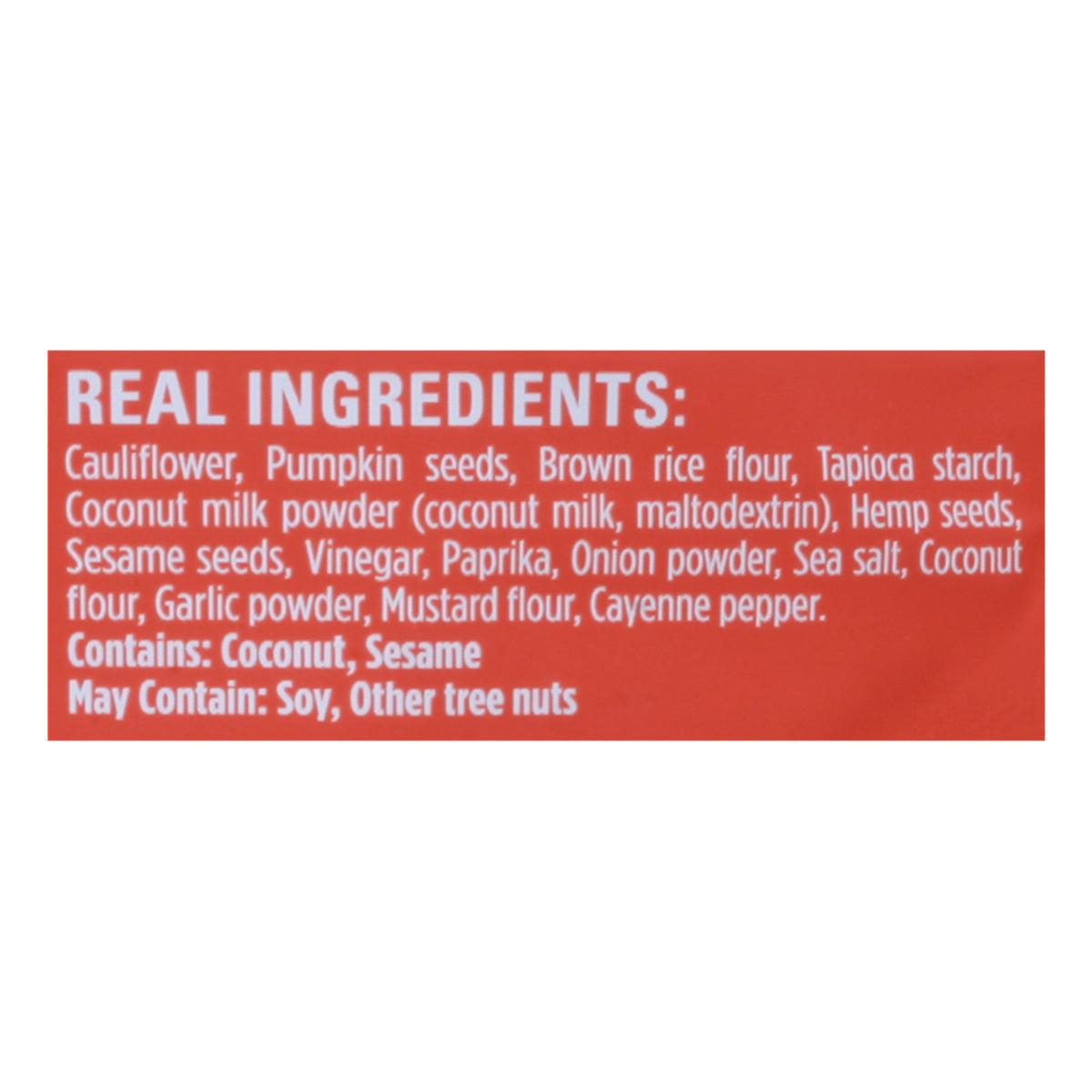 Hippie Snacks - Cauliflower Crisps Buff - Cs Of 8-2.5 Oz