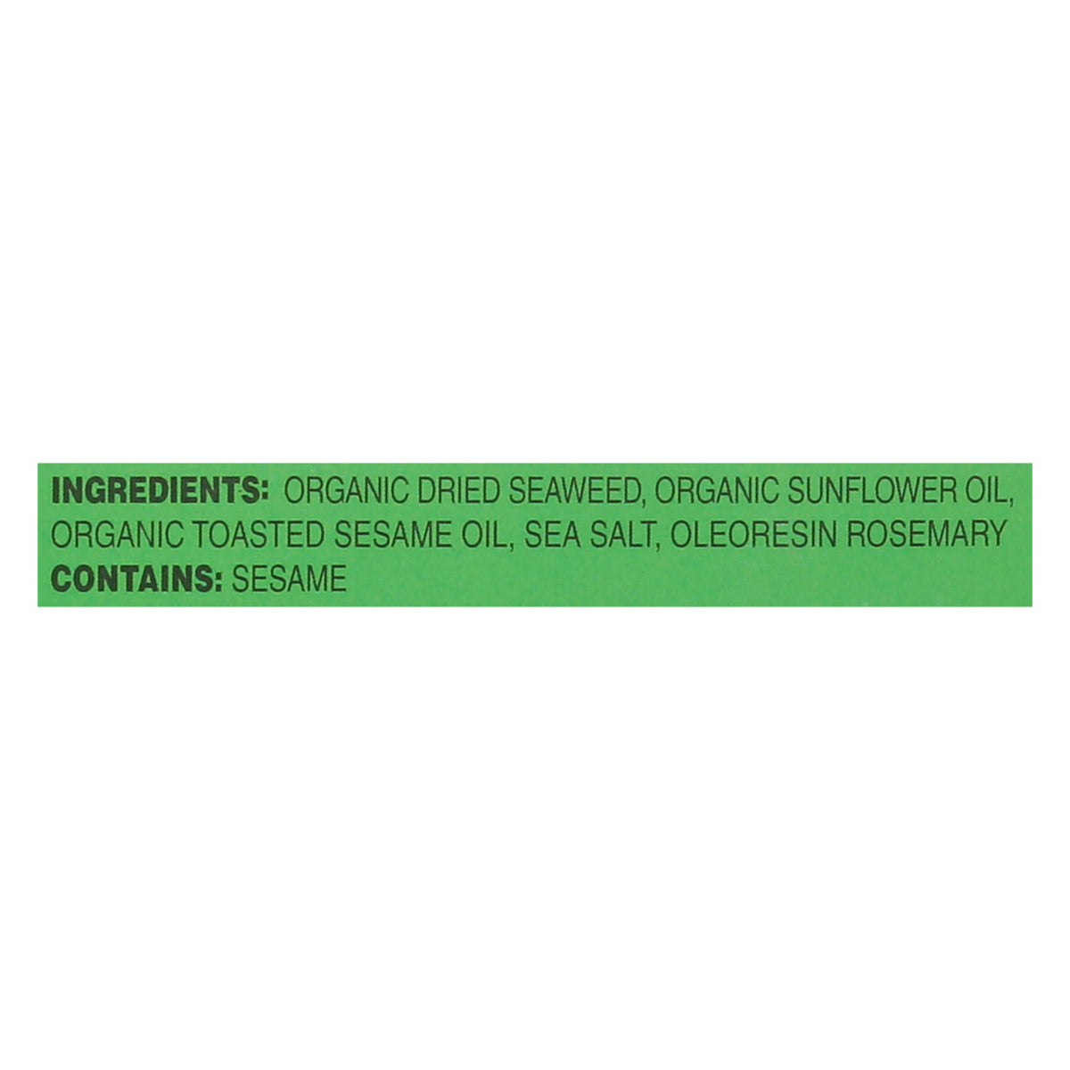 Bibigo - Seaweed Og2 Snack Sesame - Cs Of 6-6/.16 Oz