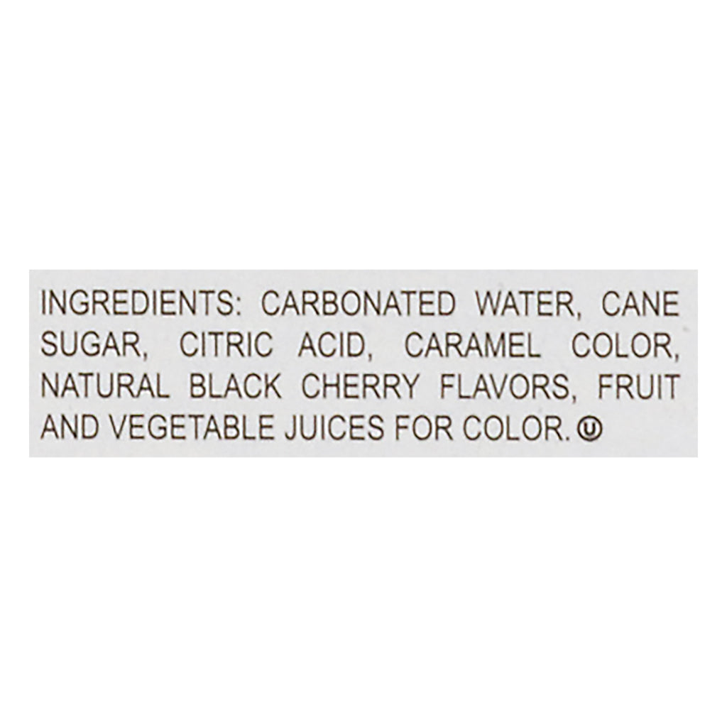 Boylan Bottling - Soda - Black Cherry - Case Of 6 - 4/12 Fl Oz.