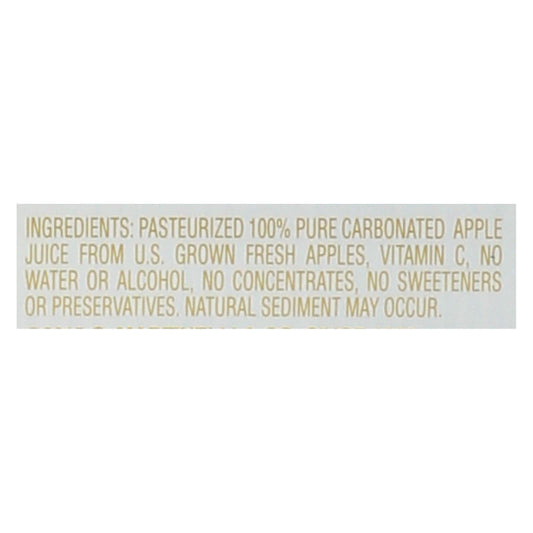 Martinelli's Sparkling Cider - Apple - Case Of 12 - 25.4 Fl Oz.