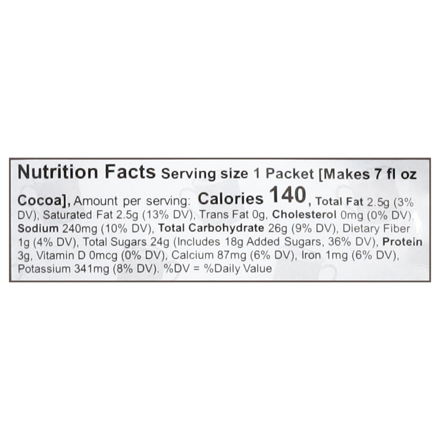 Cocoa Classics - Cocoa Packet Choc Supreme - Cs Of 12-1.25 Oz