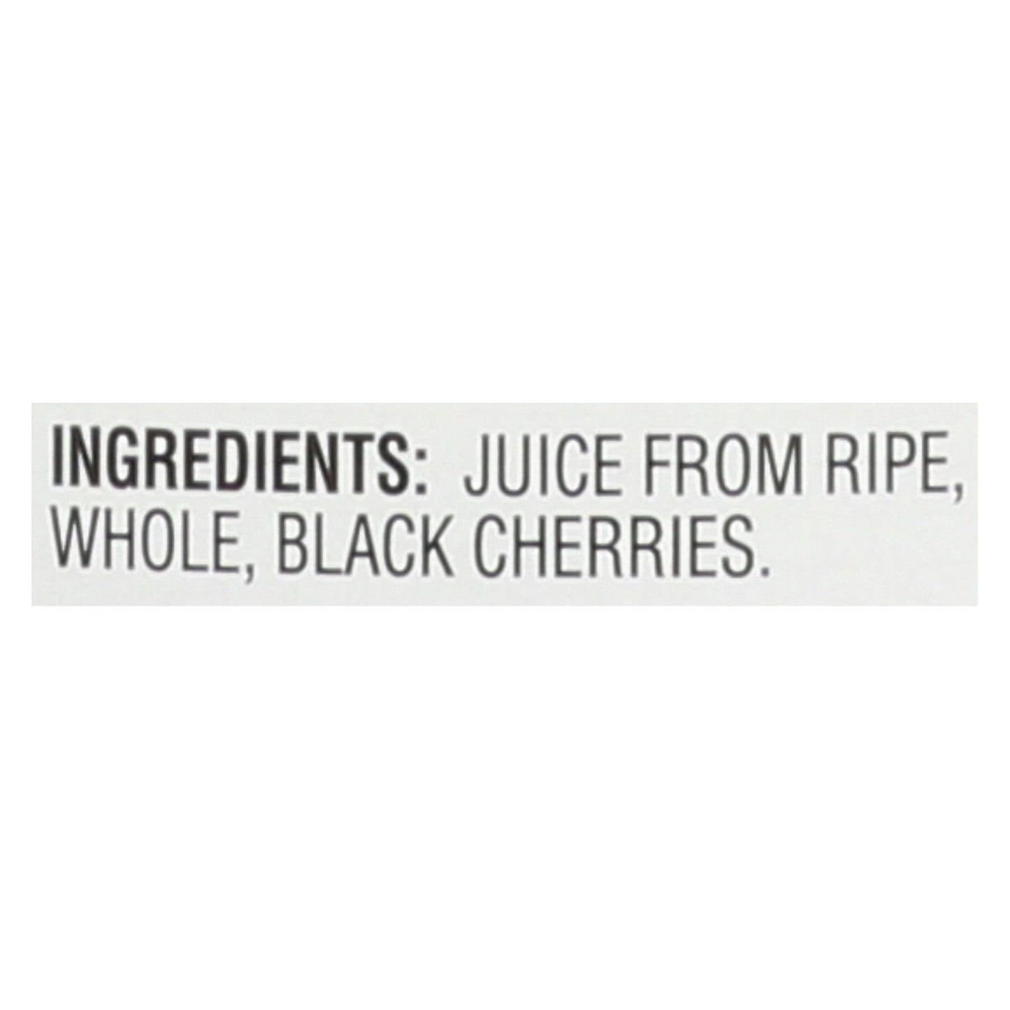 Rw Knudsen Just Black Cherry Juice  - Case Of 6 - 32 Fz