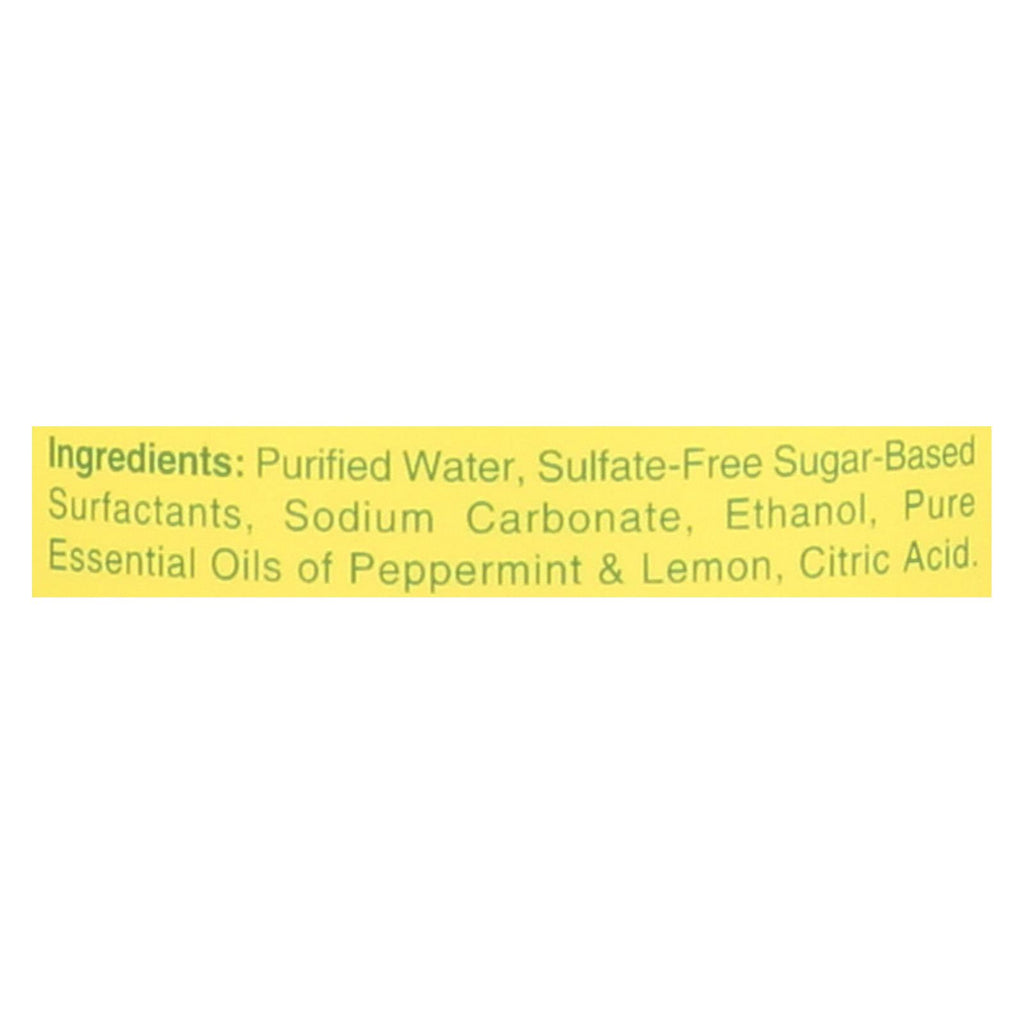 Rebel Green Glass Spray - Peppermint Lemon - Case Of 4 - 32 Fl Oz