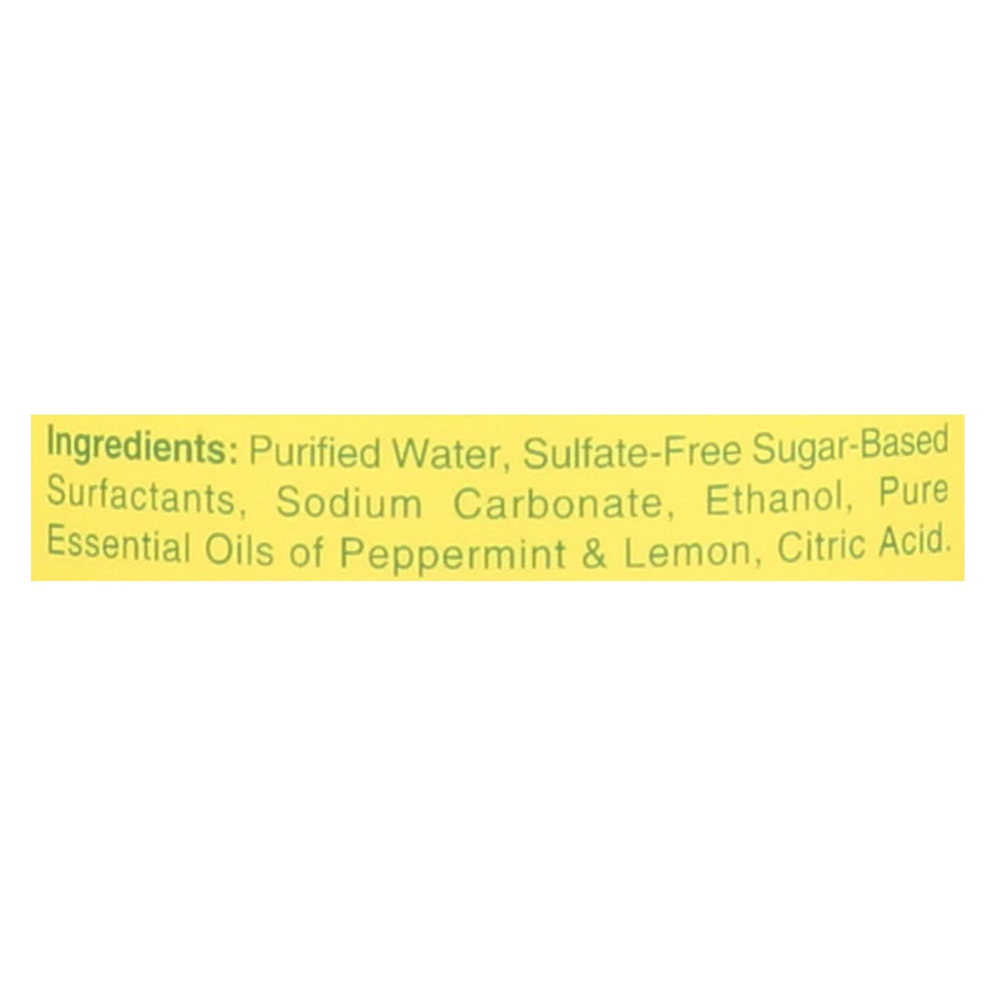 Rebel Green Glass Spray - Peppermint Lemon - Case Of 4 - 32 Fl Oz