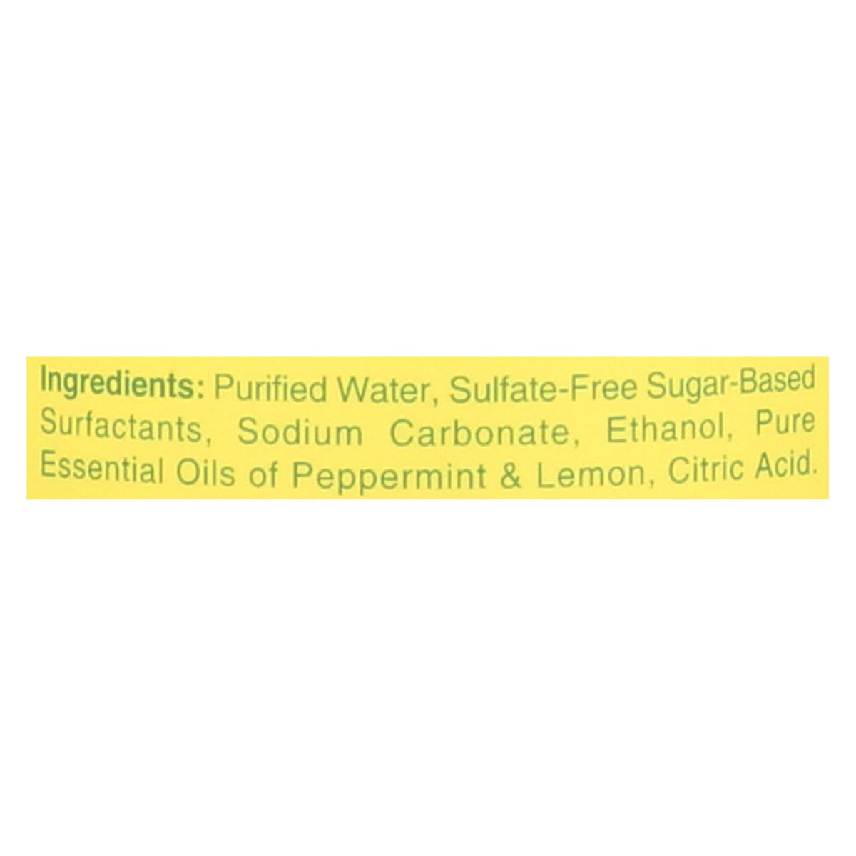 Rebel Green Glass Spray - Peppermint Lemon - Case Of 4 - 32 Fl Oz