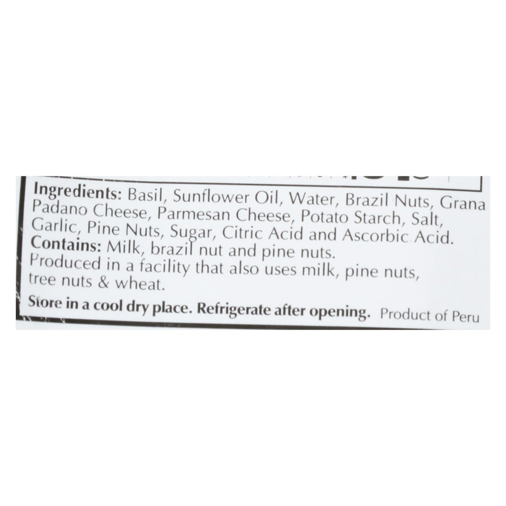 Cucina And Amore - Pesto - Alla Genovese Basil - Case Of 6 - 7.9 Fl Oz.