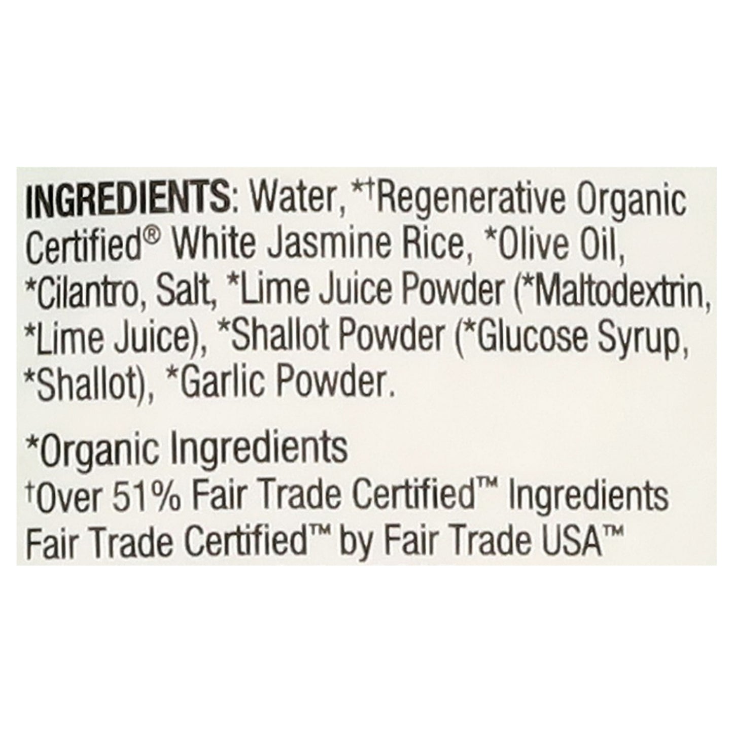 Lundberg Family Farms - Rice Og2 Cilantro Lime - Cs Of 6-8 Oz