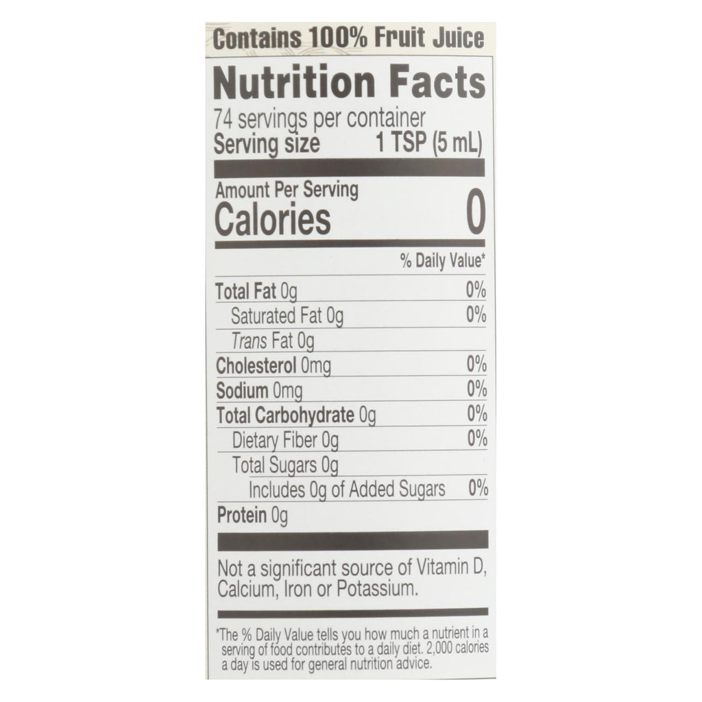 Lakewood Pure Lime Juice - Lime - Case Of 12 - 12.5 Fl Oz.