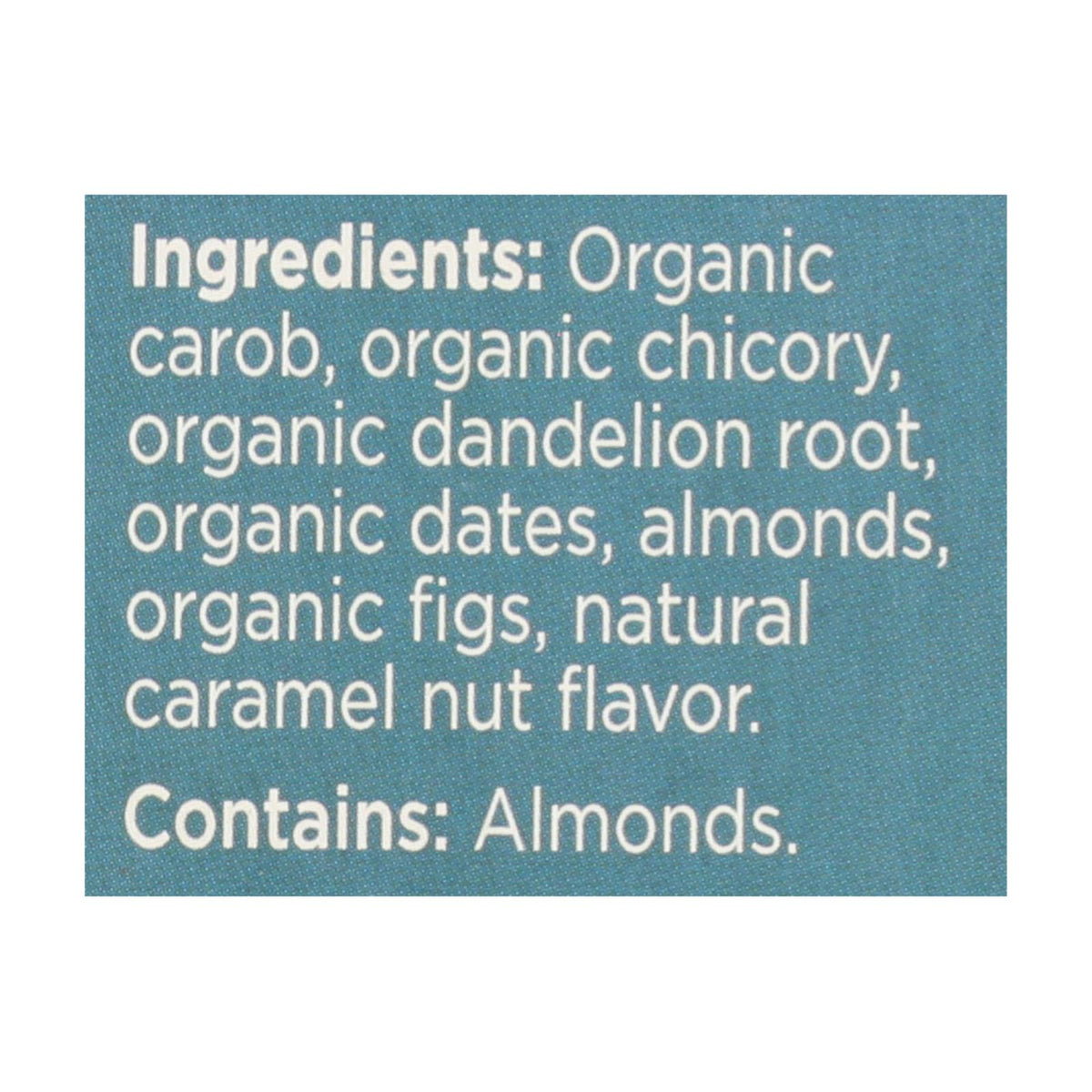 Teeccino Coffee Tee Bags - Organic - Dandelion Caramel Nut Herbal - 10 Bags