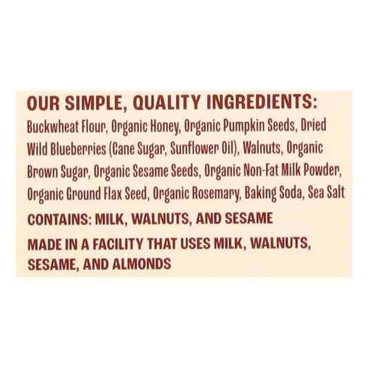 Better With Buckwheat - Crisps Wld Blubrry Walnut - Cs Of 10-4 Oz