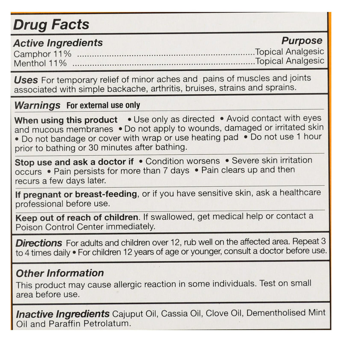 Tiger Balm Ultra Strength Pain Relieving Ointment - 0.63 Oz