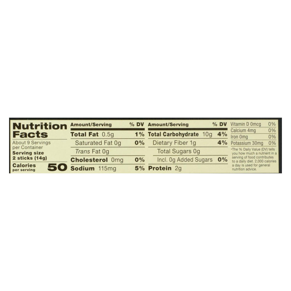 Alessi - Breadsticks - Garlic - Case Of 6 - 4.4 Oz
