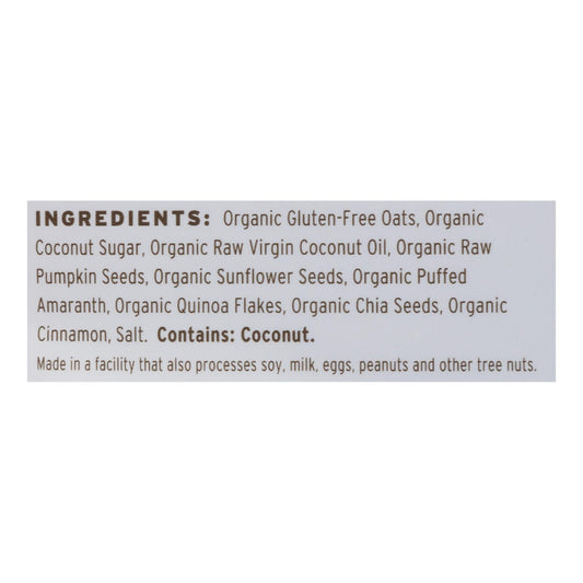 Purely Elizabeth Organic Ancient Granola Cereal And Puffs - Pumpkin Fig - Case Of 6 - 12 Oz.