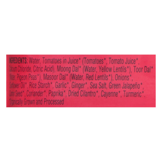 Maya Kaimal - Dal Og2 Lentl Tom Garlc - Cs Of 6-10 Oz